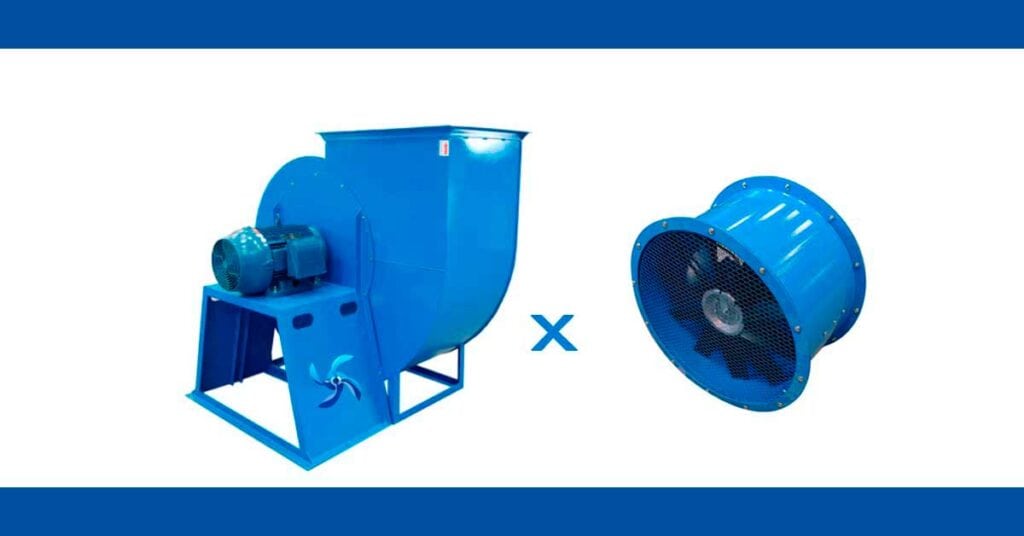 Diferenca entre exaustor axial e centrífugo